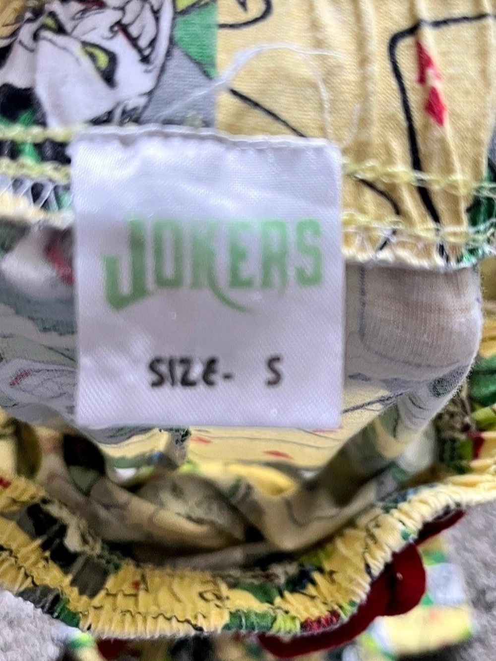 Jokers Pajama Pants Size S Used - Picture 3 of 3
